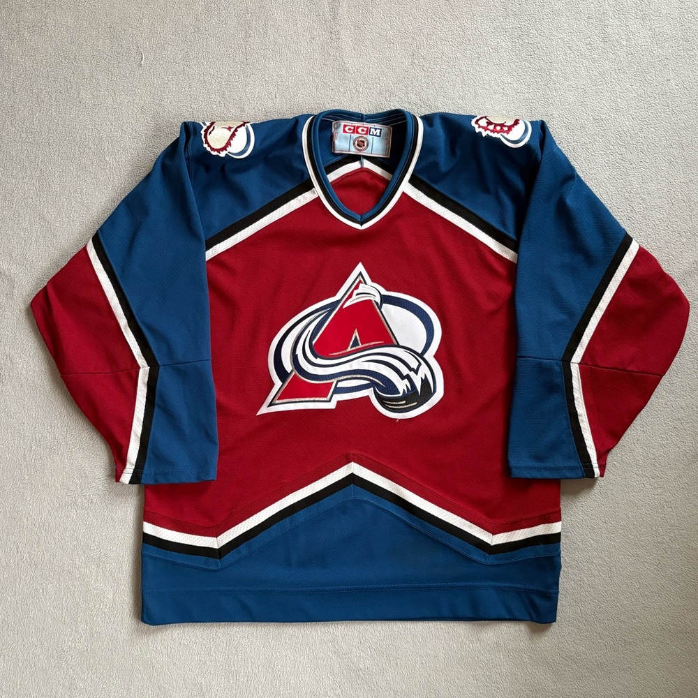 Colorado Avalanche Vintage CCM Away Hockey Jersey